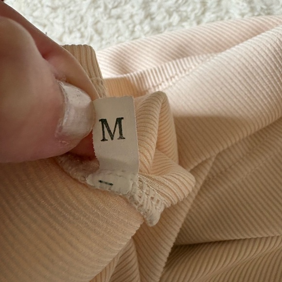 Cream Ribbed Tank Top - Picture 3 of 3